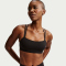 NIKE Zenvy Padded Light-Support Sport-BH Damen 010 - black/cool grey S