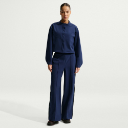 NIKE 24.7 PerfectStretch Dri-FIT Cropped Trench Trainingsjacke Damen 410 - midnight navy/black/dark obsidian XS