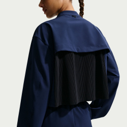 NIKE 24.7 PerfectStretch Dri-FIT Cropped Trench Trainingsjacke Damen 410 - midnight navy/black/dark obsidian XS