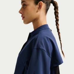 NIKE 24.7 PerfectStretch Dri-FIT Cropped Trench Trainingsjacke Damen 410 - midnight navy/black/dark obsidian XS