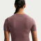 NIKE Zenvy Dri-FIT T-Shirt Damen 502 - tattoo/white XXS