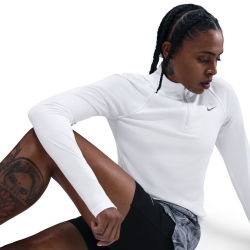 NIKE Tempo Dri-FIT 1/2-Zip Laufshirt Damen 100 -...