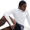 NIKE Tempo Dri-FIT 1/2-Zip Laufshirt Damen 100 - white/reflective silv L