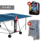 Sponeta S 1-43 i Tischtennisplatte Hobbyline Indoor + Abdeckhülle + Schläger Set