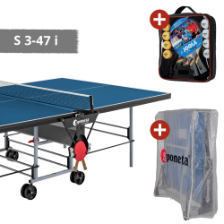 Sponeta S 3-47 i Tischtennisplatte Sportline Indoor +...