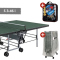 Sponeta S 3-46 i Tischtennisplatte Sportline Indoor + Abdeckh&uuml;lle + Schl&auml;ger Set