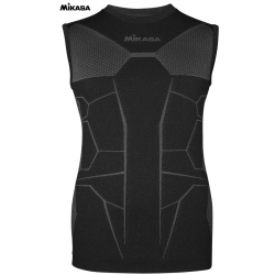 MIKASA Beachvolleyball Funktions Tanktop schwarz S/M