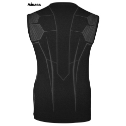 MIKASA Beachvolleyball Funktions Tanktop schwarz S/M