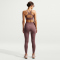 NIKE Universa Medium-Support High-Waist 7/8-Leggings Damen 502 - tattoo/tattoo/burgundy crush XS
