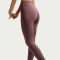 NIKE Universa Medium-Support High-Waist 7/8-Leggings Damen 502 - tattoo/tattoo/burgundy crush L
