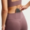 NIKE Universa Medium-Support High-Waist 7/8-Leggings Damen 502 - tattoo/tattoo/burgundy crush L