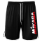 MIKASA Lupho Beachvolleyball Shorts mit Taschen Herren schwarz/wei&szlig;/rot XXL