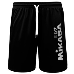 MIKASA Beachvolleyball Shorts mit Taschen Herren schwarz M