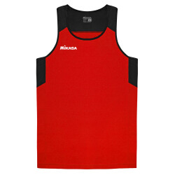 MIKASA Beachvolleyball Tanktop Herren rot S