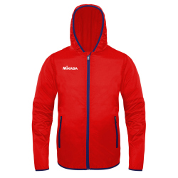 MIKASA Beachvolleyball Regenjacke rot M