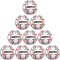 10er Ballpaket DERBYSTAR Apus S-Light 290g Leicht-Fußball weiß/grau/rot 5
