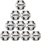 10er Ballpaket DERBYSTAR Junior Light 290g Leicht-Fu&szlig;ball wei&szlig;/gr&uuml;n/schwarz 5
