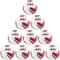 10er Ballpaket JAKO Lightball Glaze 350g Fu&szlig;ball Gr. 5