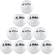 10er Ballpaket JAKO Trainingsball Classic Fu&szlig;ball wei&szlig; 4
