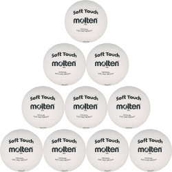10er Ballpaket molten Volleyball Trainingsball Weiß...