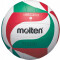 10er Ballpaket molten Volleyball Trainingsball Weiß/Grün/Rot V5M1500 Gr. 5