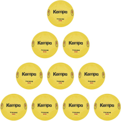10er Ballpaket Kempa Training 600g Gewichtshandball gelb 2