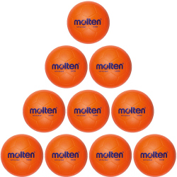 10er Ballpaket molten Kinder Schaumstoffball Orange Gr. 0