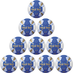 10er Ballpaket molten harzfreier Handball Wettspielball...
