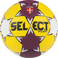 10er Ballpaket SELECT Solera Handball gelb lila weiß 3