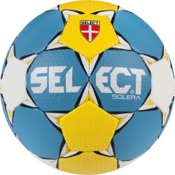 10er Ballpaket SELECT Solera Handball blau gelb weiß 3