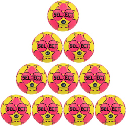 10er Ballpaket SELECT Solera gelb/pink 3