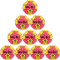 10er Ballpaket SELECT Solera gelb/pink 3