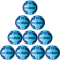 10er Ballpaket molten Handball H2X3800 Wettspielball Cyan 2