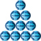 10er Ballpaket molten Handball H3X3800 Wettspielball Cyan 3