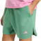 adidas 3-Streifen Studio Fleece Loose Sweatshorts Damen HZ0865 - preloved green XS