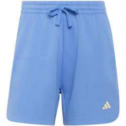adidas 3-Streifen Studio Fleece Loose Sweatshorts Damen HZ0866 - blue fusion XS