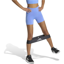 adidas 3-Streifen Studio All Me Booty kurze Leggings Damen HZ0869 - blue fusion XS/5"