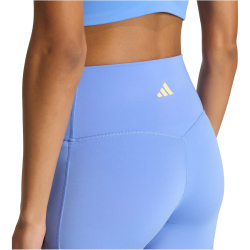 adidas 3-Streifen Studio All Me Booty kurze Leggings Damen HZ0869 - blue fusion XS/5"