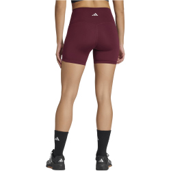 adidas 3-Streifen Studio All Me Booty kurze Leggings Damen HZ0870 - maroon XXS/5"