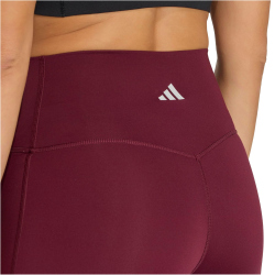 adidas 3-Streifen Studio All Me Booty kurze Leggings Damen HZ0870 - maroon XXS/5"