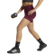 adidas 3-Streifen Studio All Me Booty kurze Leggings Damen HZ0870 - maroon XXS/5"