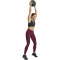 adidas 3-Streifen Studio All Me X-Over 7/8-Leggings Damen HZ0872 - maroon L