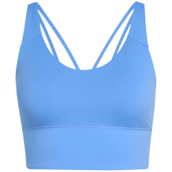 adidas 3-Streifen Studio All Me Light Support Sport-BH Damen HZ0873 - blue fusion L