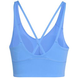 adidas 3-Streifen Studio All Me Light Support Sport-BH Damen HZ0873 - blue fusion L