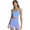 adidas 3-Streifen Studio All Me Light Support Sport-BH Damen HZ0873 - blue fusion L