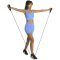 adidas 3-Streifen Studio All Me Light Support Sport-BH Damen HZ0873 - blue fusion L
