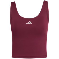 adidas 3-Streifen Studio All Me Light Support Tanktop Damen HZ0875 - maroon XL