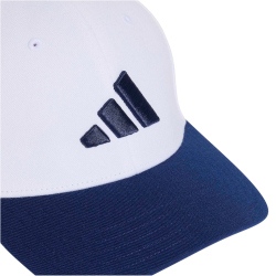 adidas Flexfit Baseball Cap KF0407 - white/dark blue/grey two M/L