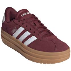 adidas VL Court Bold Plateau Sneaker Damen KH9947 - shadow red/cloud white/gum 3 42