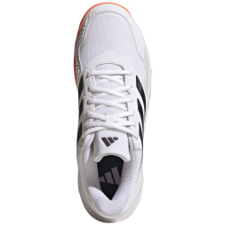 adidas Courtjam Control 3 Tennisschuhe Herren KJ3699 - cloud white/core black/lucid orange 41 1/3